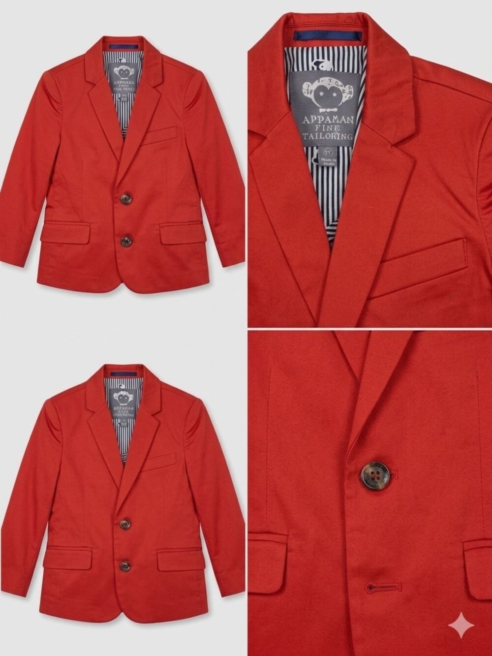Appaman Bright Red Boys' Blazer
